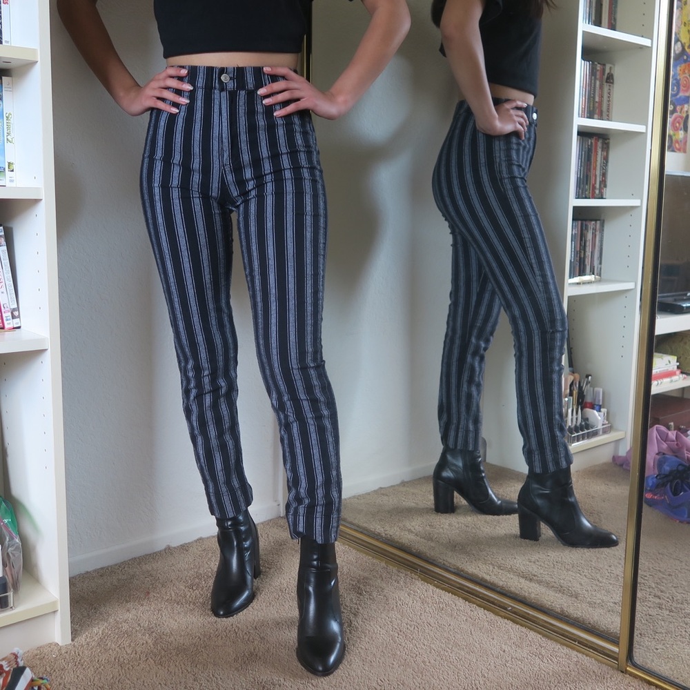 Brandy Melville Striped Tilden Pants